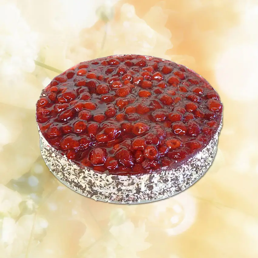 Himbeer-Quark-Sahnetorte